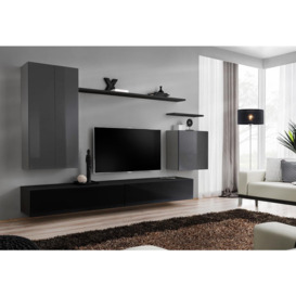 "Switch II Entertainment Unit For TVs Up To 70"" - Black 270cm Graphite"