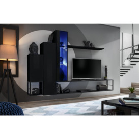 "Switch Metal VIII Entertainment Unit For TVs Up To 60"" - 240cm Graphite" - thumbnail 2