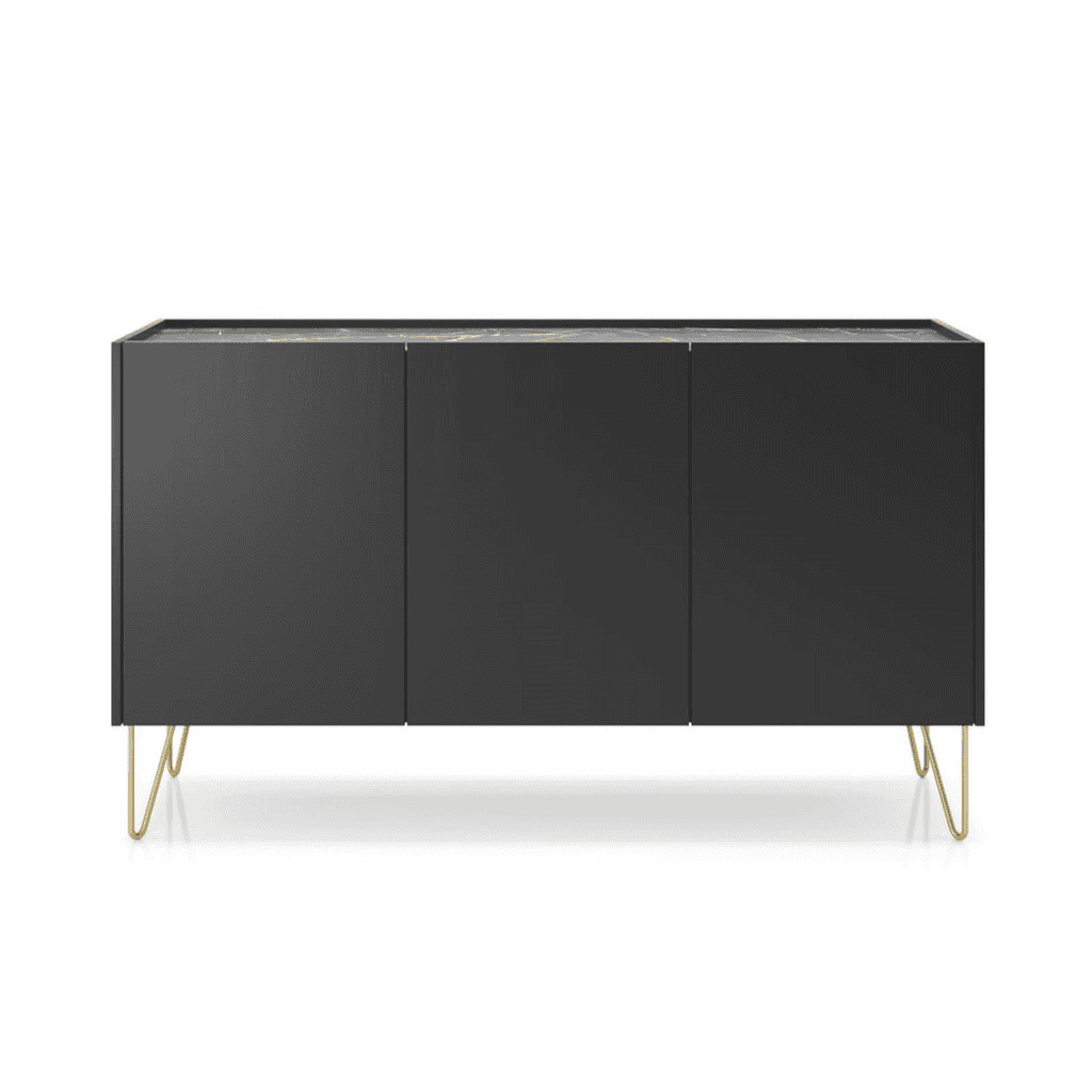 Harmony Sideboard Cabinet 144cm - Black 144cm - image 1