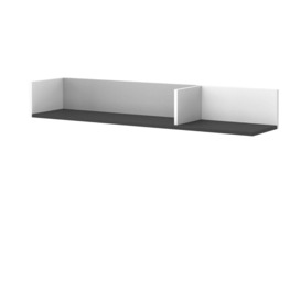 Imola IM-11 Wall Hung Shelf 120cm - White Matt 120cm - thumbnail 1