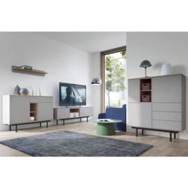 Inox Large Sideboard Cabinet 175cm - Grey Matt 175cm - thumbnail 3