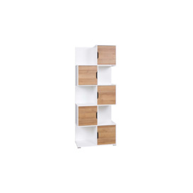 Iwa 09 Tall Bookcase 79cm - White 79cm - thumbnail 1