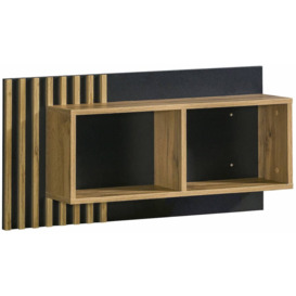 Lamelo LA11 Wall Shelf 90cm - Oak Wotan 90cm