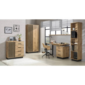 Lamelo LA5 Sideboard Cabinet 90cm - Oak Wotan 90cm - thumbnail 3