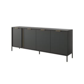 Lars Sideboard Cabinet 203cm - Anthracite 203cm