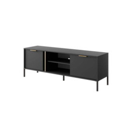 Lars TV Cabinet 153cm - Anthracite 153cm