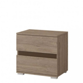 Latte Bedside Cabinet 50cm - Norwegian Pine 50cm - thumbnail 2