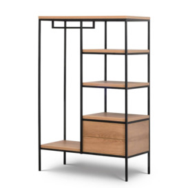 Loft Caramel Open System Wardrobe 106xm - Oak Caramel 106cm