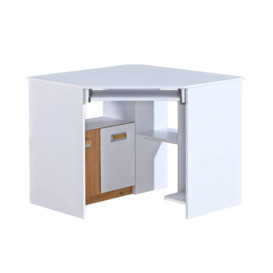 Lorento L11 Corner Desk 97cm - 97cm Ash Coimbra Violet - thumbnail 3