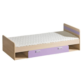 Lorento L13 Bed with Drawer - Ash Coimbra Green 80 x 195cm - thumbnail 2