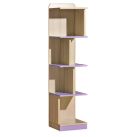 Lorento L15 Bookcase 35cm - 35cm Ash Coimbra Violet - thumbnail 1