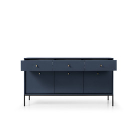 Mono Large Sideboard Cabinet 154cm - Navy 154cm - thumbnail 2