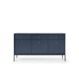 Mono Large Sideboard Cabinet 154cm - Navy 154cm