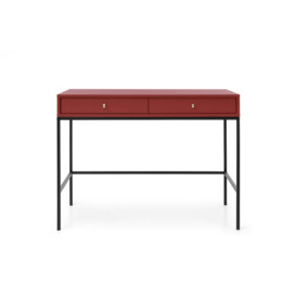 Mono Desk 104cm - Red 104cm - thumbnail 1