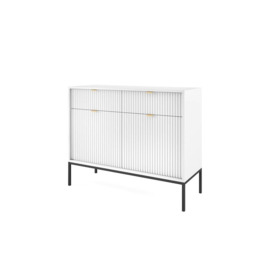 Nova Sideboard Cabinet 104cm - White Matt 104cm - thumbnail 1
