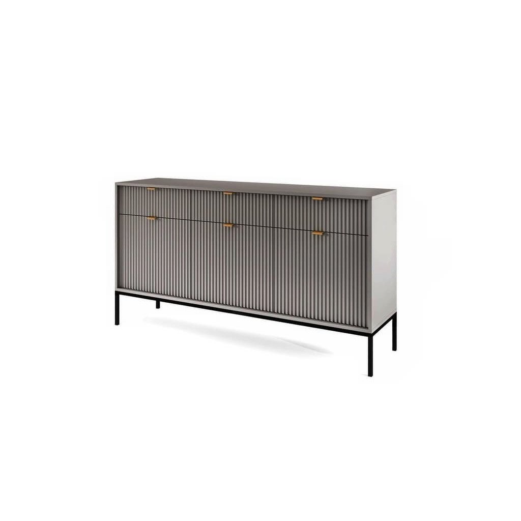 Nova Large Sideboard Cabinet 154cm - Grey Matt 154cm - image 1