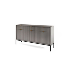 Nova Large Sideboard Cabinet 154cm - Grey Matt 154cm - thumbnail 1