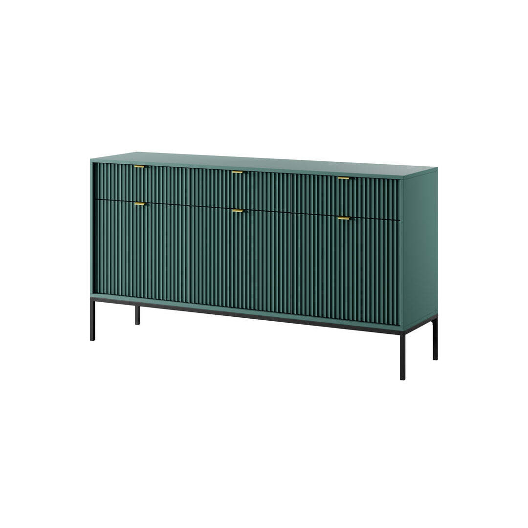 Nova Large Sideboard Cabinet 154cm - Green 154cm - image 1