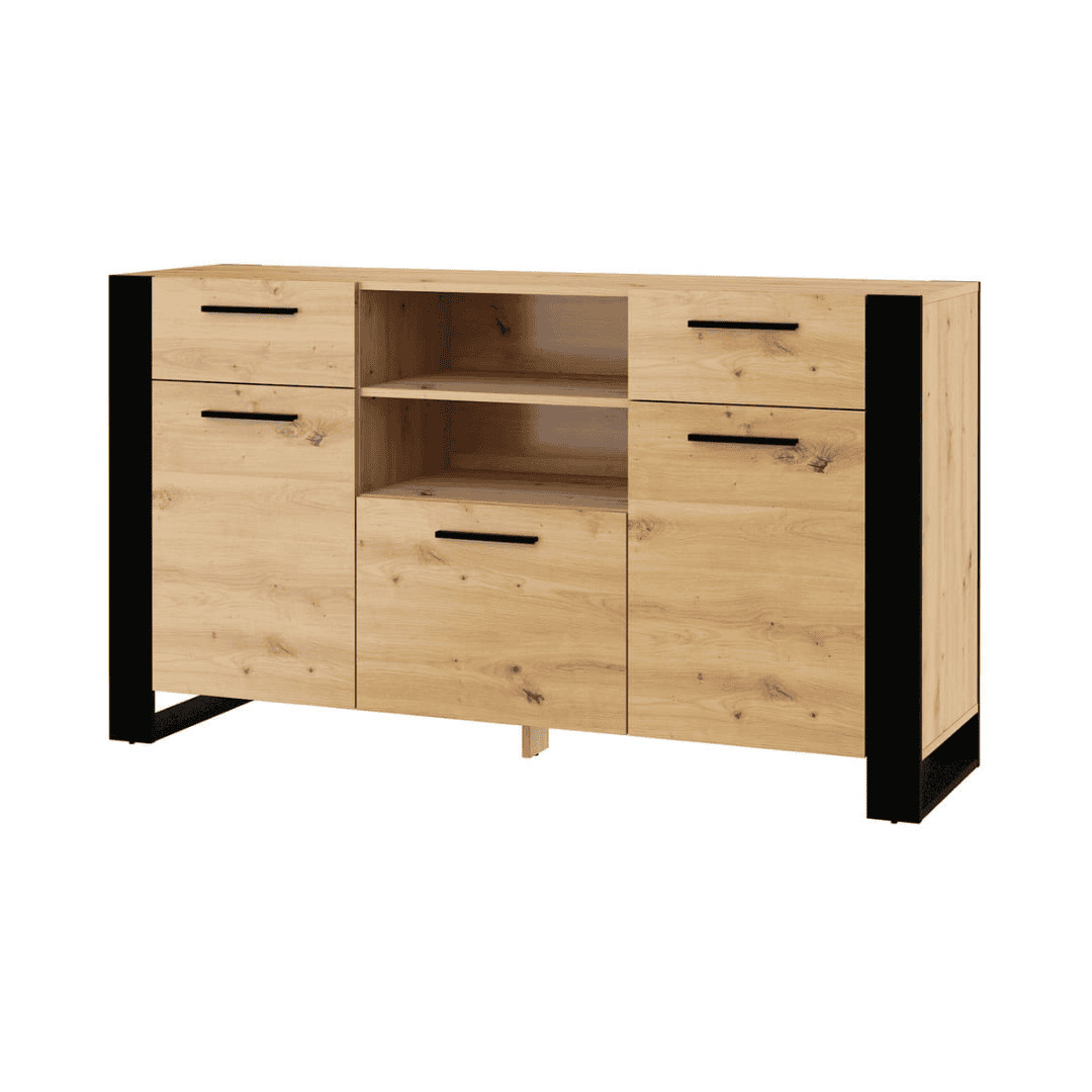 Nuka Sideboard Cabinet 155cm - Oak Artisan 155cm - image 1
