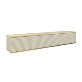 Moro Floating TV Cabinet 175cm - Beige 175cm