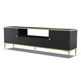 Petra TV Cabinet 180cm - Black 180cm