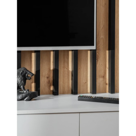 "Verti II Entertainment Unit For TVs Up To 75"" - Pearl Grey 180cm" - thumbnail 3