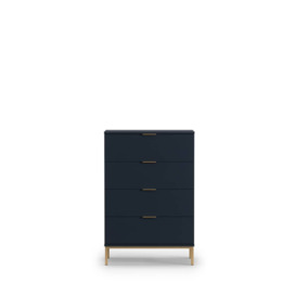 Pula Chest Of Drawers 70cm - Navy 70cm - thumbnail 1