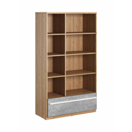Plano PN-03 Bookcase 90cm - Oak Nash 90cm