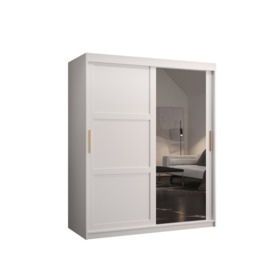 Ramiro II Sliding Door Wardrobe 150cm - White 150cm