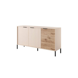 Rave Sideboard Cabinet 153cm - Beige 153cm - thumbnail 1