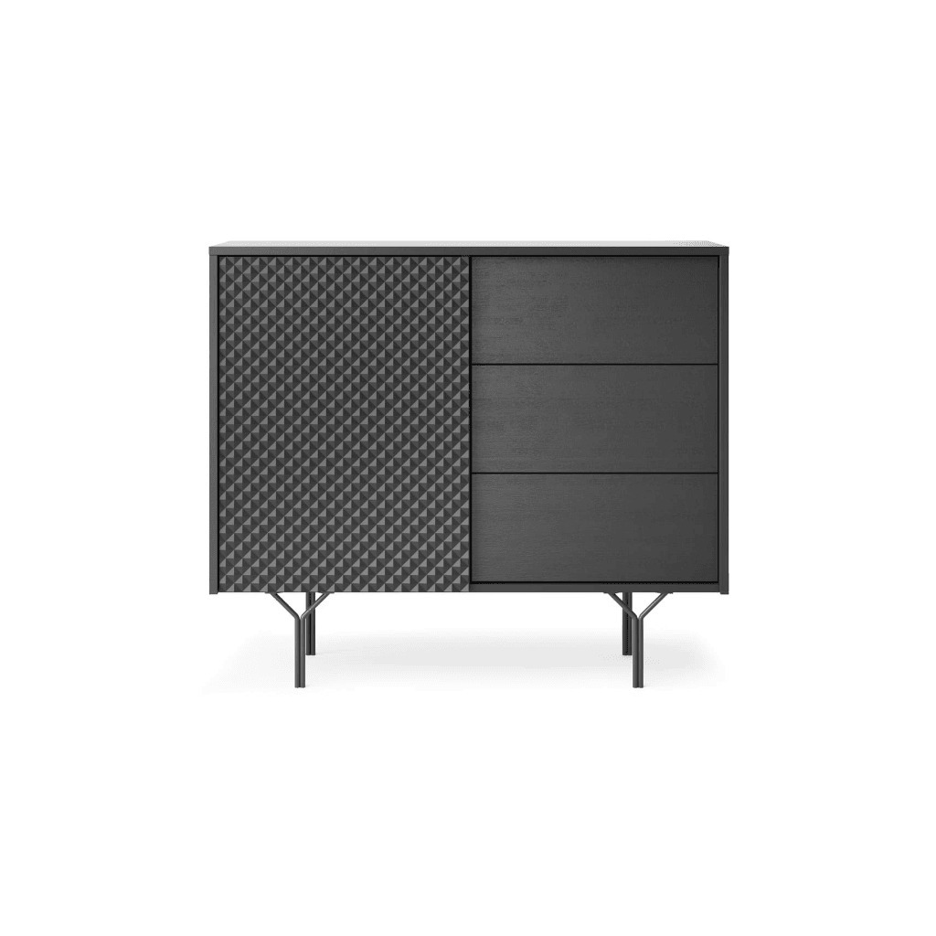 Raven Sideboard Cabinet 97cm - Graphite 97cm - image 1