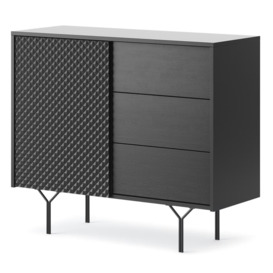 Raven Sideboard Cabinet 97cm - Graphite 97cm - thumbnail 3