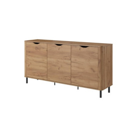 Santi Sideboard Cabinet 163cm - Oak Golden 163cm - thumbnail 1
