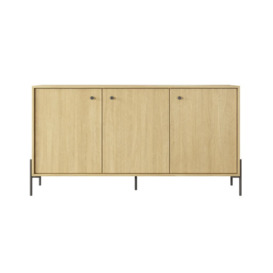 Scandi Sideboard Cabinet 157cm - Scandi Oak 157cm - thumbnail 3