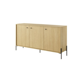 Scandi Sideboard Cabinet 157cm - Scandi Oak 157cm - thumbnail 1