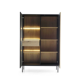 Sento Display Cabinet 104cm - Black 104cm - thumbnail 3