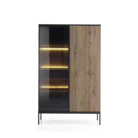 Sento Display Cabinet 104cm - Black 104cm - thumbnail 2