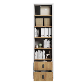 Massi MS-03 Bookcase 55cm - Natural Hickory 55cm - thumbnail 3