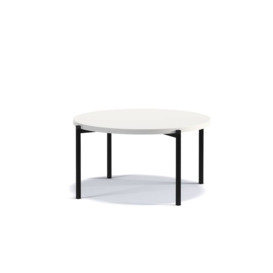 Sigma A Coffee Table 84cm - White Gloss 84cm - thumbnail 1