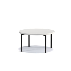 Sigma C Coffee Table 80cm - White Gloss 80cm - thumbnail 2