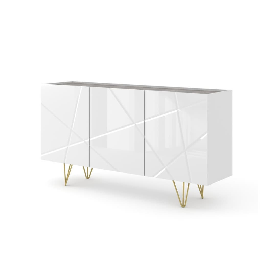 Space Sideboard Cabinet 160cm - White 160cm - image 1