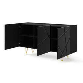 Space Sideboard Cabinet 160cm - White 160cm - thumbnail 3