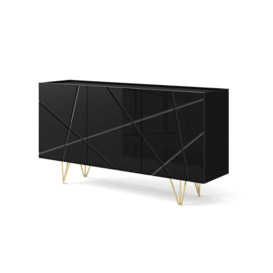 Space Sideboard Cabinet 160cm - White 160cm - thumbnail 2