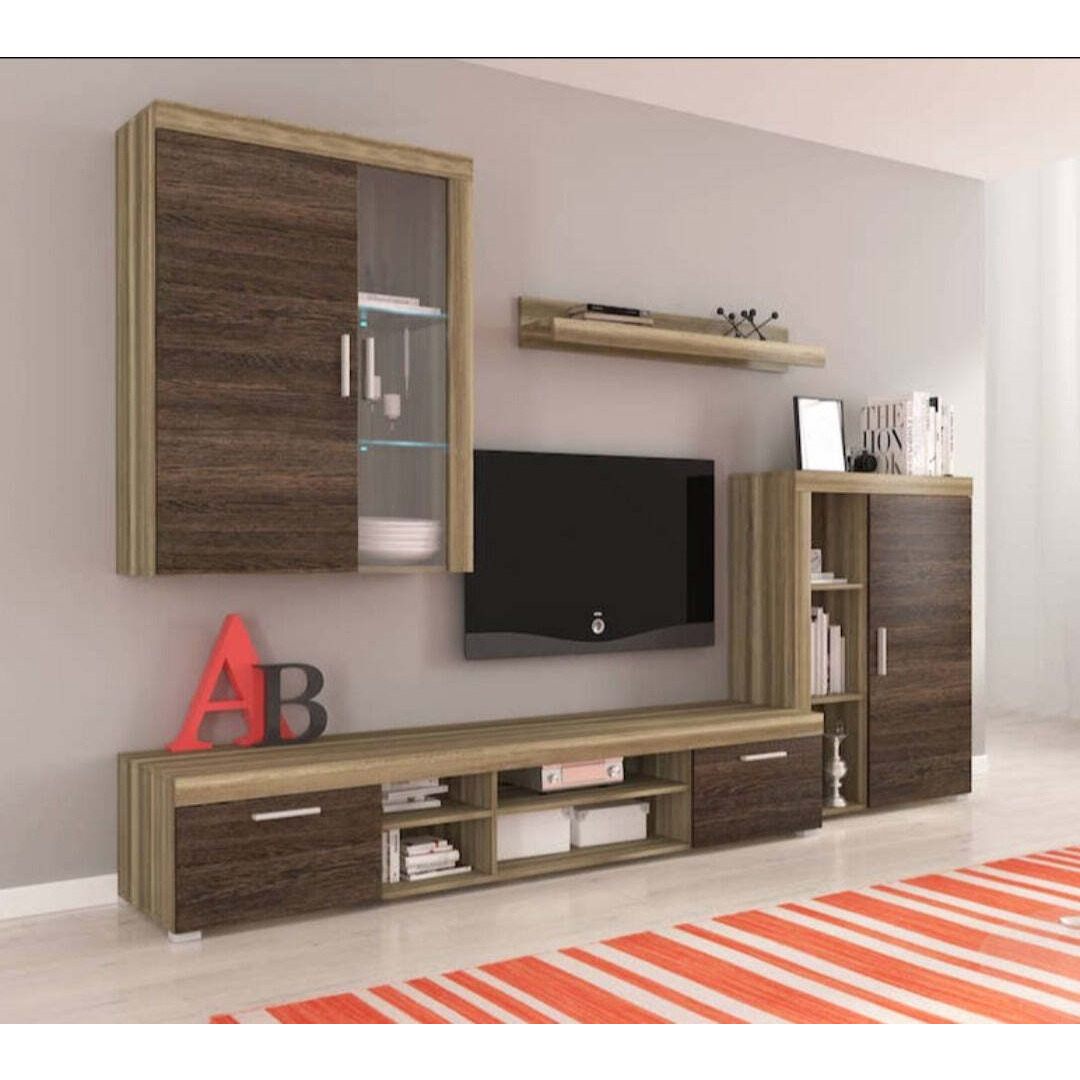"Tom Entertainment Unit For TVs Up To 48"" - Wenge 270cm" - image 1