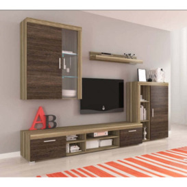 "Tom Entertainment Unit For TVs Up To 48"" - Wenge 270cm"