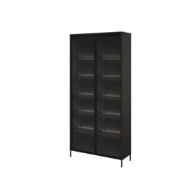 Trend TR-07 Tall Display Cabinet 92cm - Black 34cm