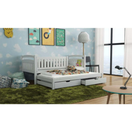 Galaxy Bed with Trundle and Storage - Pine Without Mattresses - thumbnail 2