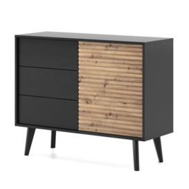 Willow Sideboard Cabinet 104cm - Black 104cm
