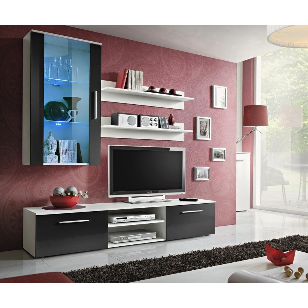 "Galino E Entertainment Unit For TVs Up To 49"" - 180cm Black Gloss" - image 1