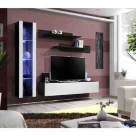 "Fly G2 Entertainment Unit For TVs Up To 60"" - 210cm White White Gloss" - thumbnail 3